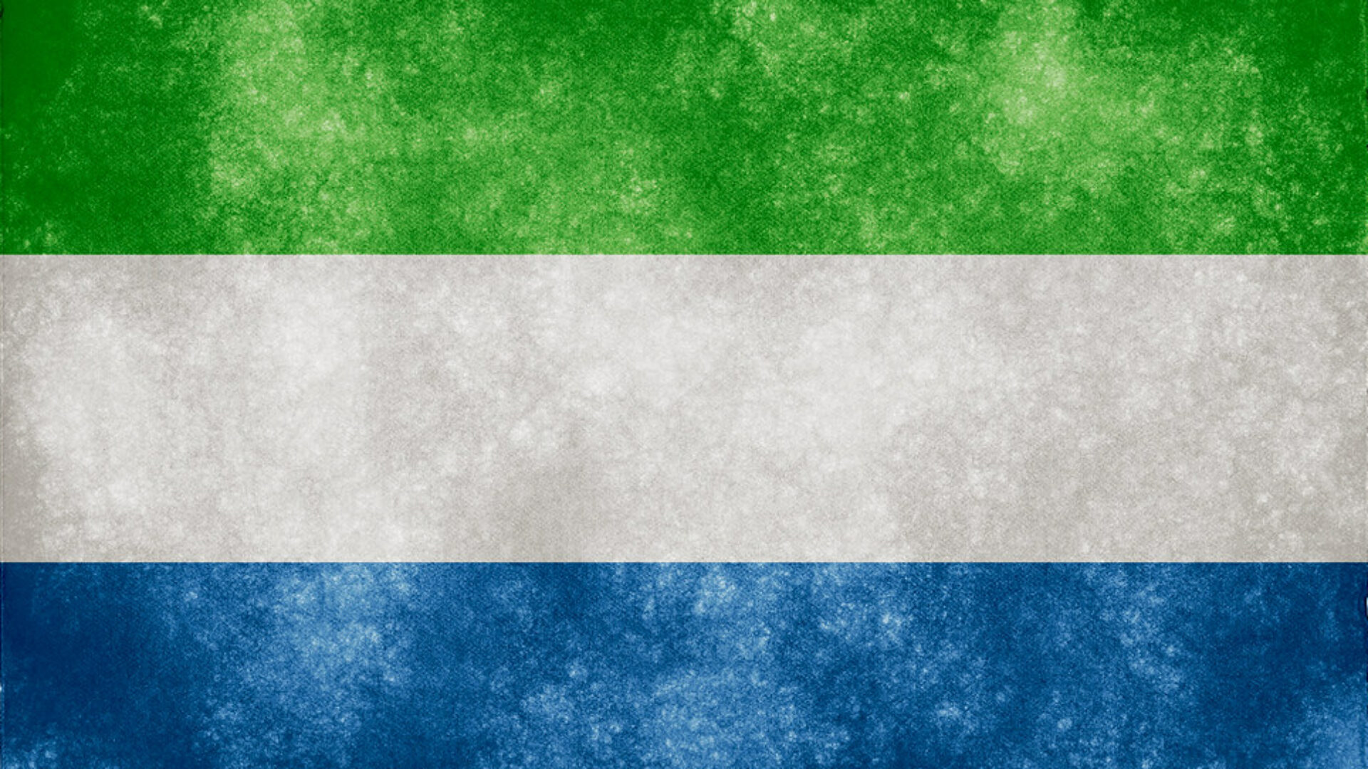 The Sierra Leone flag